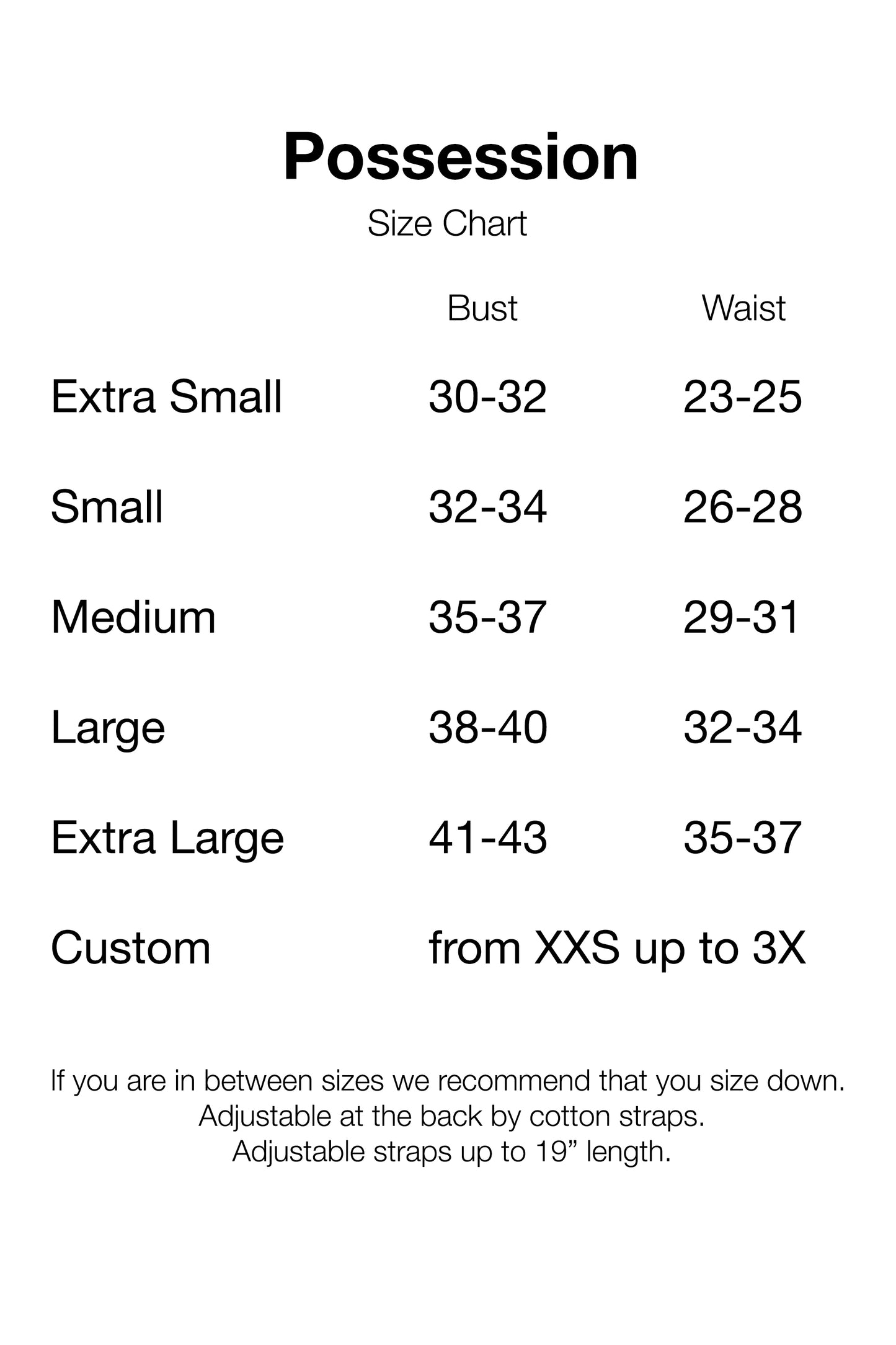 Possession Corset in Pure