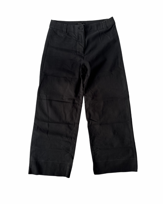 B03 Vintage Black Mid Waist Trousers