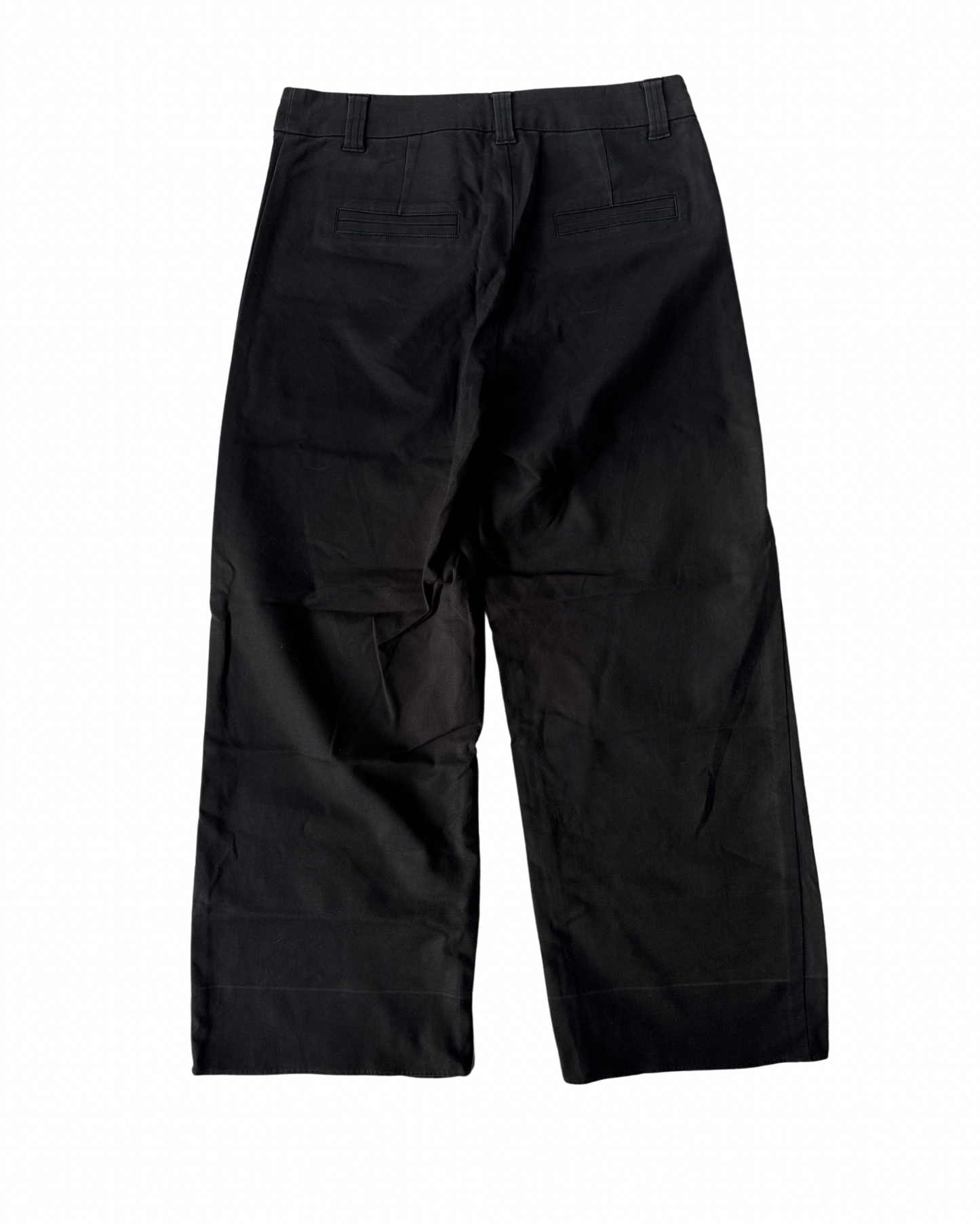 B03 Vintage Black Mid Waist Trousers