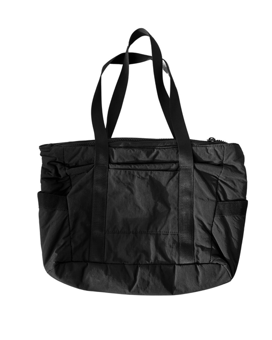 S04 Black Gym Bag with Yoga Mat Holder