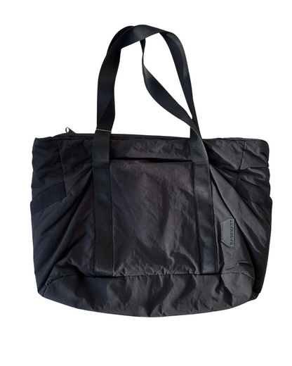 S04 Black Gym Bag with Yoga Mat Holder